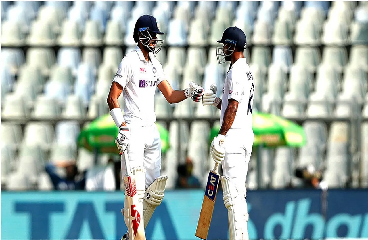 IND vs NZ 2nd Test Day 2 Live Score: लंच तक भारत का स्कोर 285/6, मयंक-अक्षर की साझेदारी ने संभाली पारी