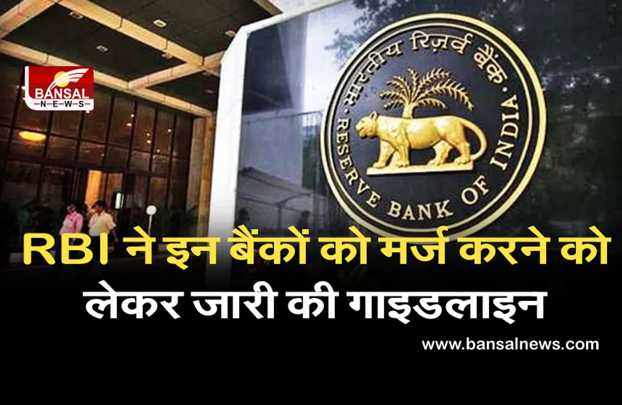 RBI ने इन बैंकों को मर्ज करने को लेकर जारी की गाइडलाइन, जानिए क्या पड़ेगा ग्राहकों पर असर