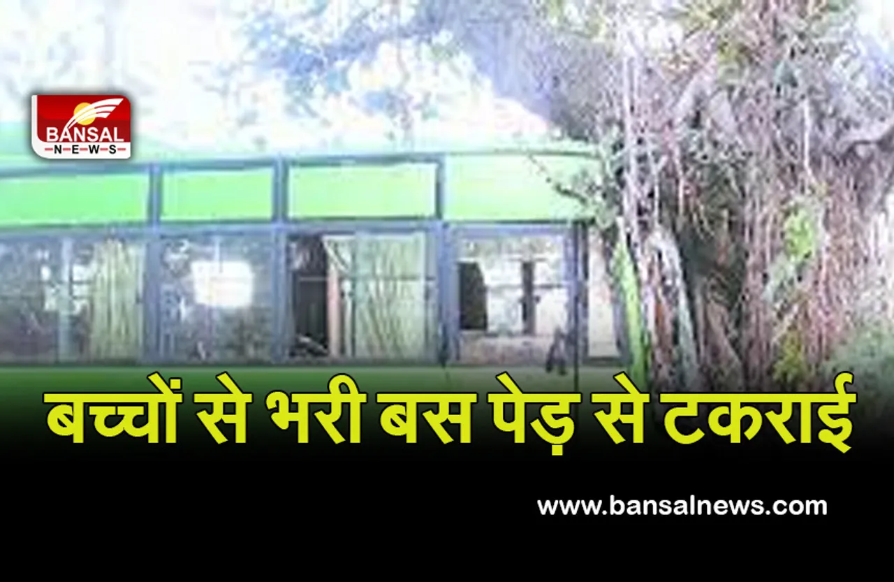 School Bus Accident: तेज रफ्तार स्कूल बस अनियंत्रित होकर पेड़ से टकराई, सात बच्चे जख्मी..