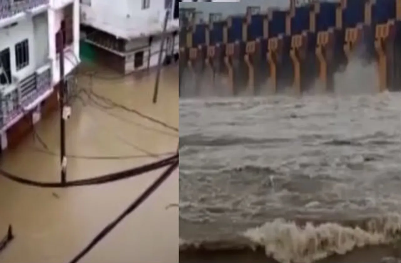 MP के 9 जिलों के 411 से ज्यादा गांवों में भीषण बाढ़, सीएम शिवराज ने पीएम मोदी से की बात