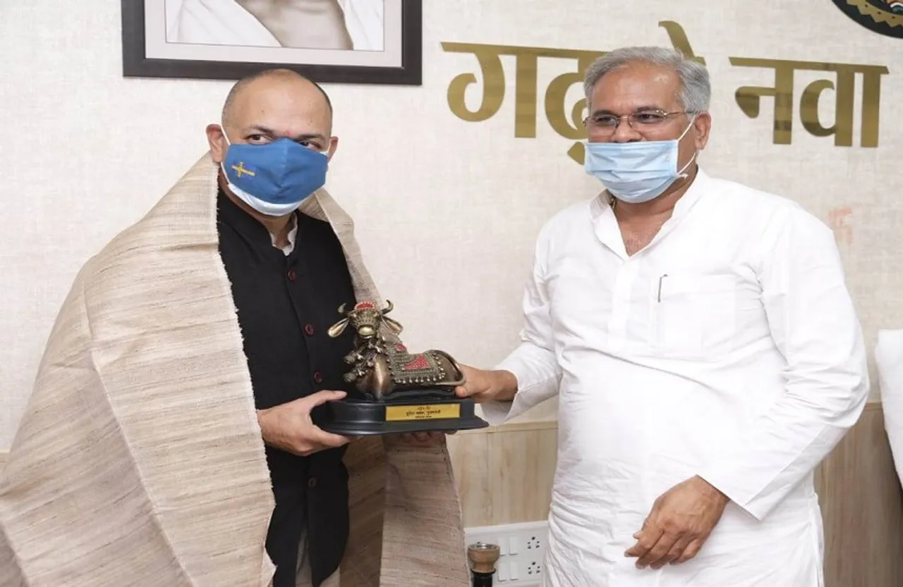 सीएम भूपेश बघेल से स्वीडन दूतावास के उप मिशन प्रमुख ने की मुलाकात