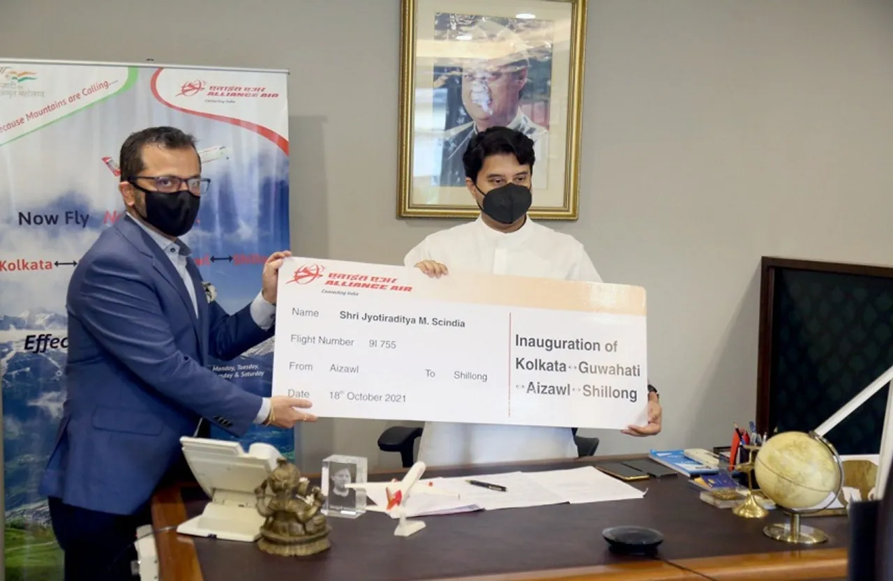 Northeast Flight Operation: पूर्वोत्तर के तीन शहरों को जोड़ेगी 'एलायंस एयर' की फ्लाइट, सिंधिया ने दिखाई हरी झंडी