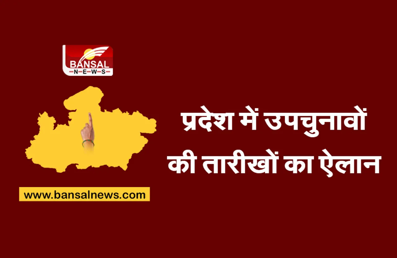 MP Upchunav: प्रदेश में उपचुनाव की तारीखों का ऐलान, इस दिन होगा मतदान...
