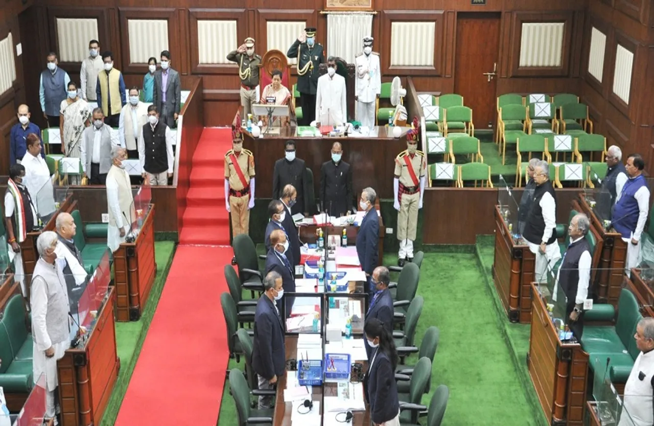 छत्तीसगढ़ विधानसभा बजट सत्र, राज्यपाल के अभिभाषण पर वार-पलटवार