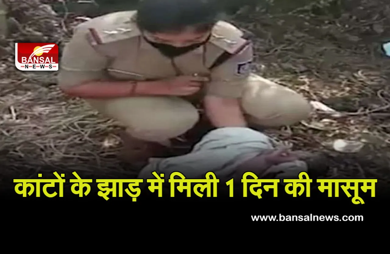 Rajgarh News: कांटों की झाड़ियों में मिली 1 दिन की मासूम, एसआई ने देखा तो बहने लगे आंसू, अस्पताल में कराया भर्ती