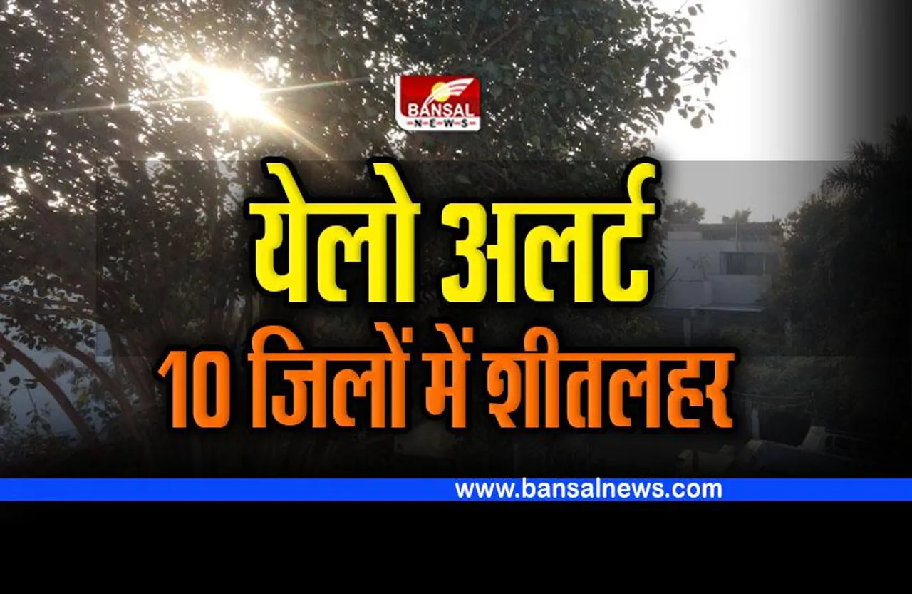 MP Cold Wave Alert : भोपाल समेत प्रदेश के 10 जिलों में शीतलहर का येलो अलर्ट जारी