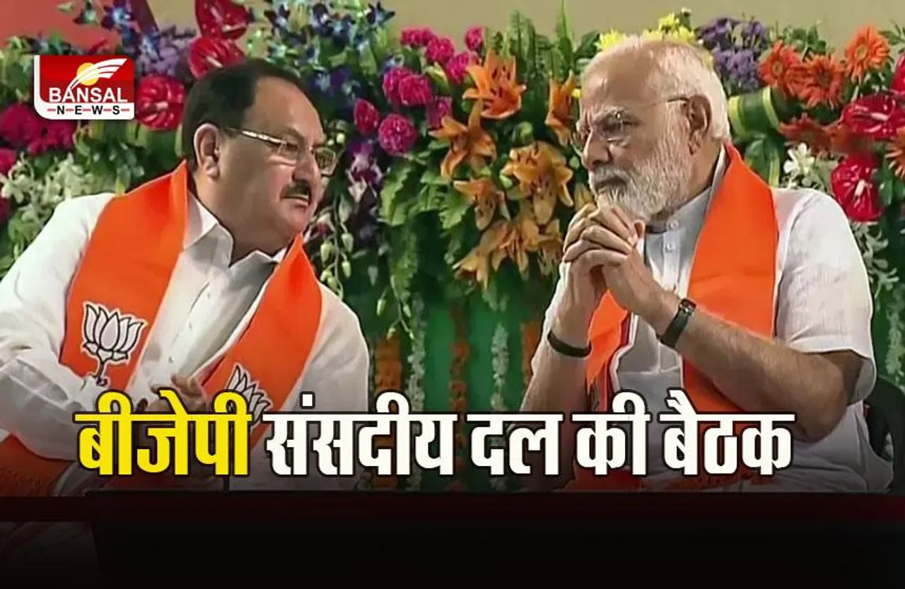 BJP Parliamentary Meeting: BJP संसदीय दल की बैठक शुरू, 163 कमल के फूलों की माला पहनाकर वीडी शर्मा करेंगे PM Modi  का सम्मान