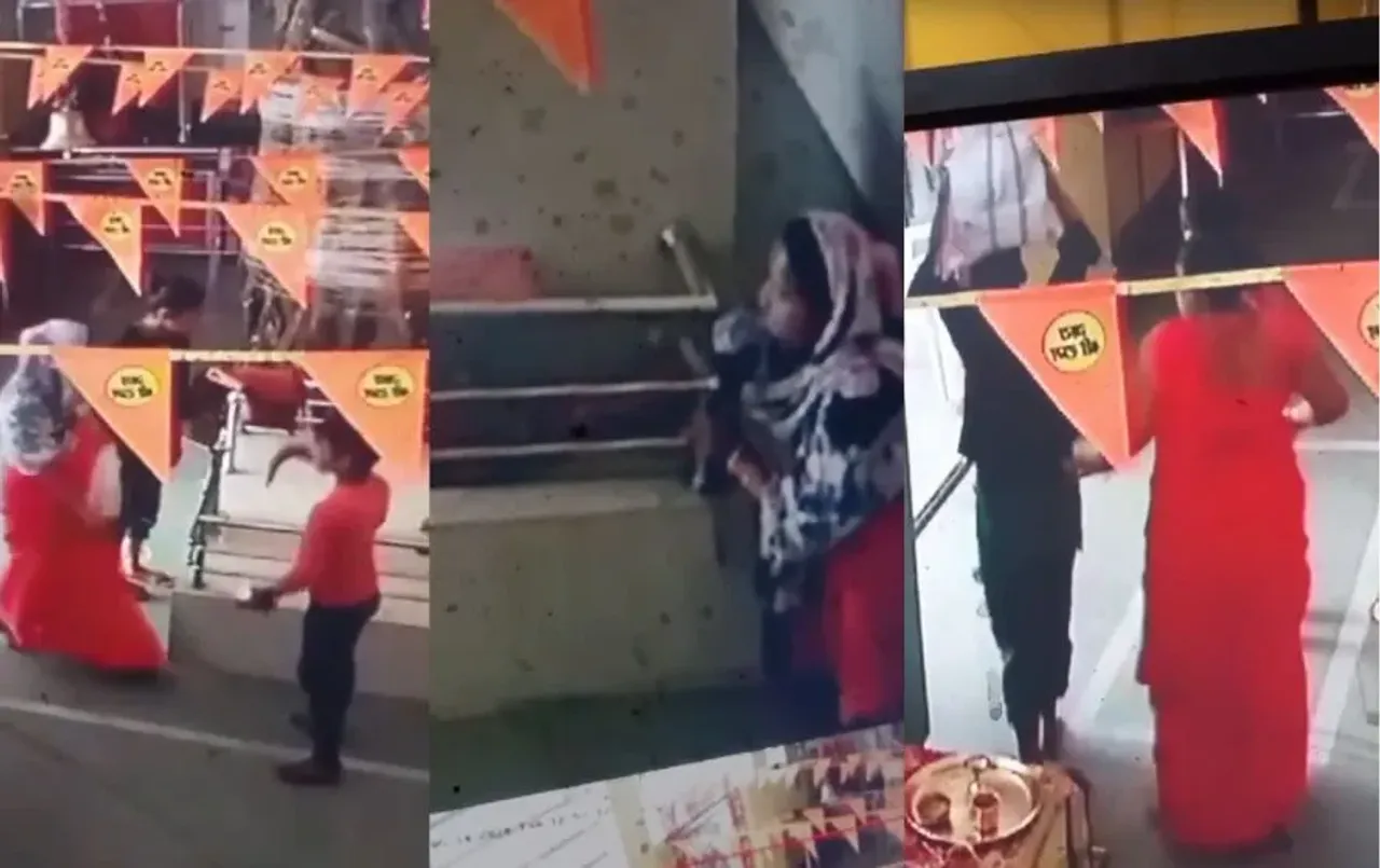 भगवान के घर चोरी: दो बच्चों के साथ मंदिर में घुसी महिला, दर्शन किए और ले उड़ी दानपेटी; CCTV से ऐसे खुला राज