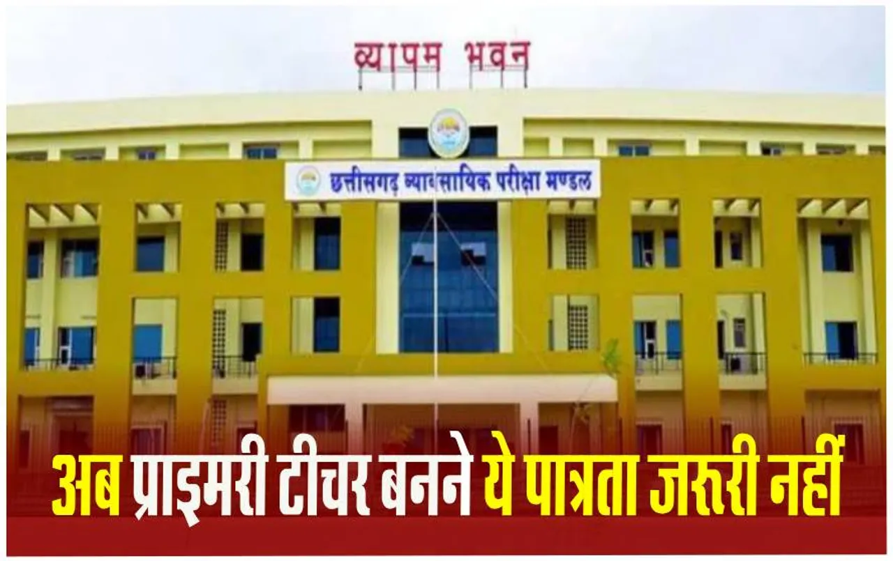 CG Teacher Eligibility Test: प्राइमरी शिक्षक बनने के लिए सिर्फ इस डिप्‍लोमा से मिलेगा मौका, जानें कब होगी परीक्षा
