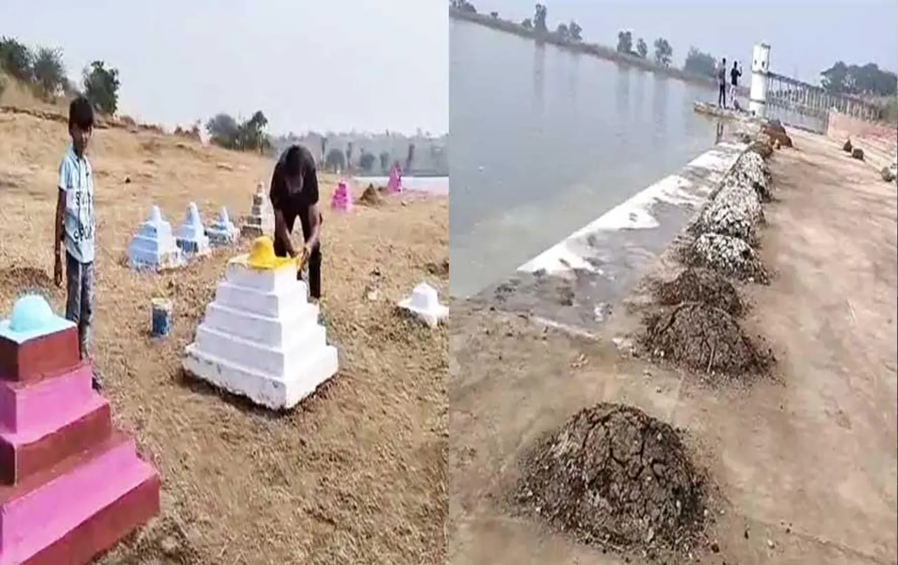 Chhath Festival 2023: पीथमपुर में छठ के पहले दिन महिलाओं ने रखा व्रत, तालाबों के किनारे लगीं लाइटें और पंडाल