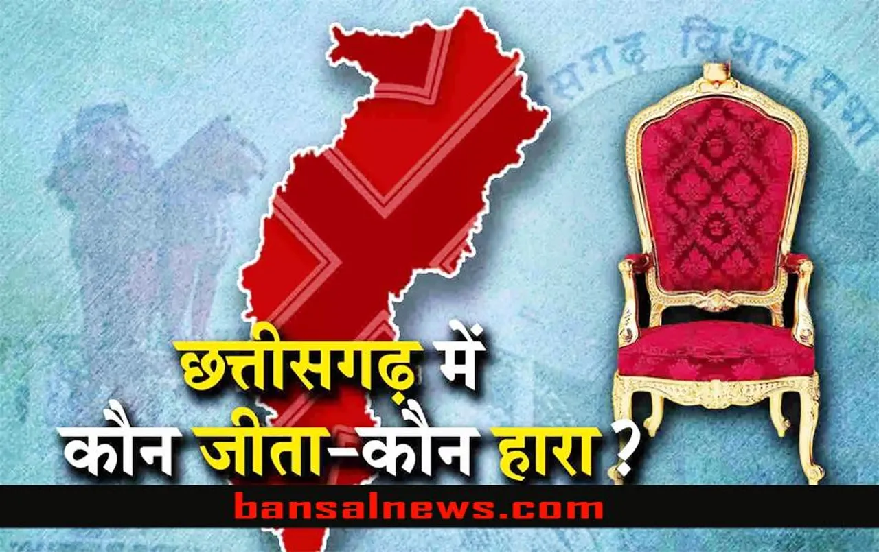 छत्तीसगढ़ में खिला ‘कमल’, 35 सीटों पर सिमटी कांग्रेस, यहां देखें कौन कहां से जीता