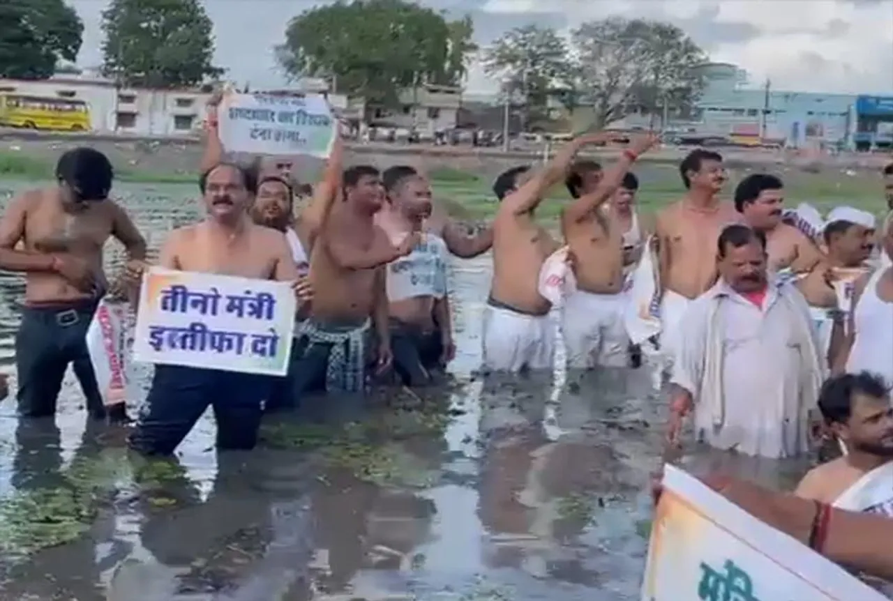 Sagar News: लाखा बंजारा झील के जीर्णोद्धार में भ्रष्टाचार के आरोप, कांग्रेस ने किया प्रर्दशन