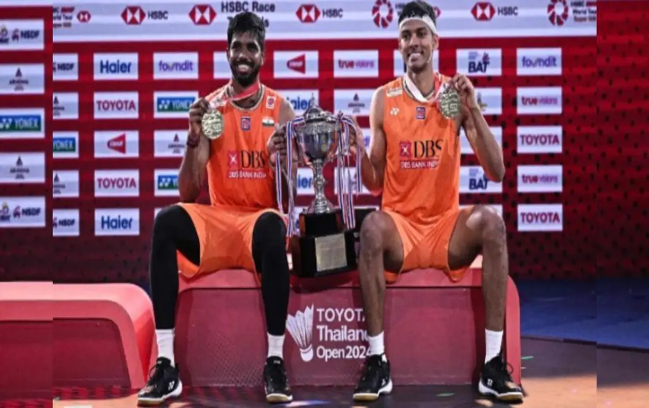 Satvik-Chirag की जोड़ी बनी चैंपियन: भारत के सात्विक और चिराग की जोड़ी ने थाईलैंड ओपन बैडमिंटन का खिताब जीता