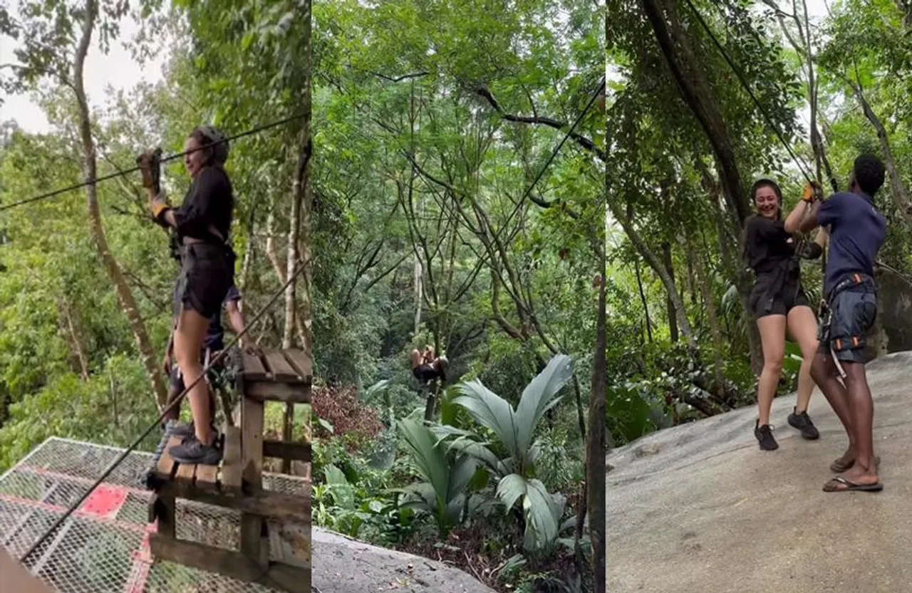 Sonakshi Sinha Video Viral: पहाड़ों के बीच जिप लाइनिंग करती नजर आई सोनाक्षी, देखें वीडियो में यहां