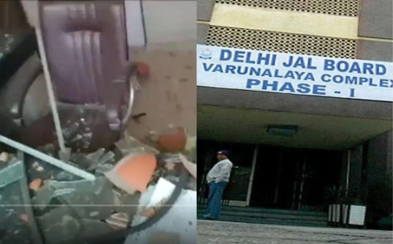 Delhi Water Crisis: प्रदर्शनकारियों ने दिल्ली जल बोर्ड के ऑफिस को तोड़ा, पुलिस के सामने महिलाओं ने किया जमकर पथराव