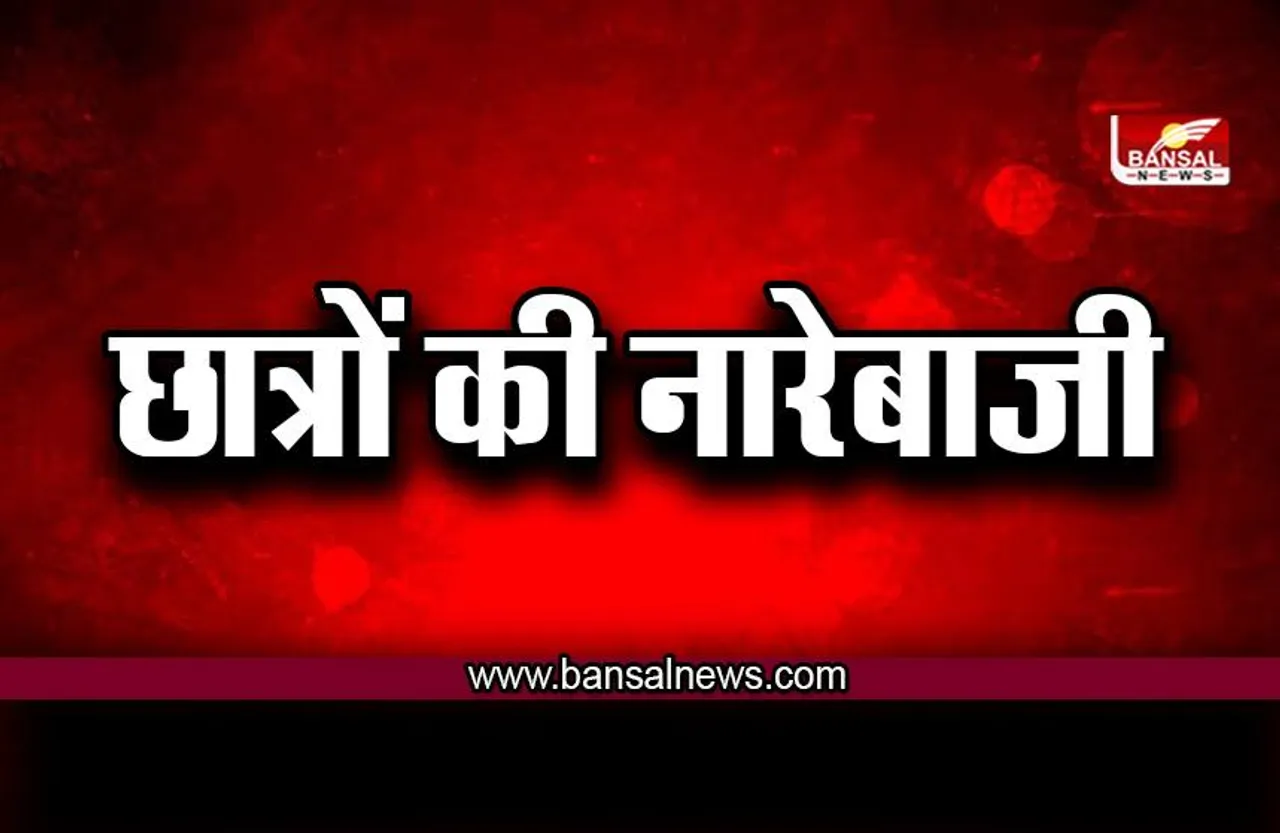 BBC डॉक्यूमेंट्री देने पर अड़े DU छात्रों की नारेबाजी, जमकर हंगामा