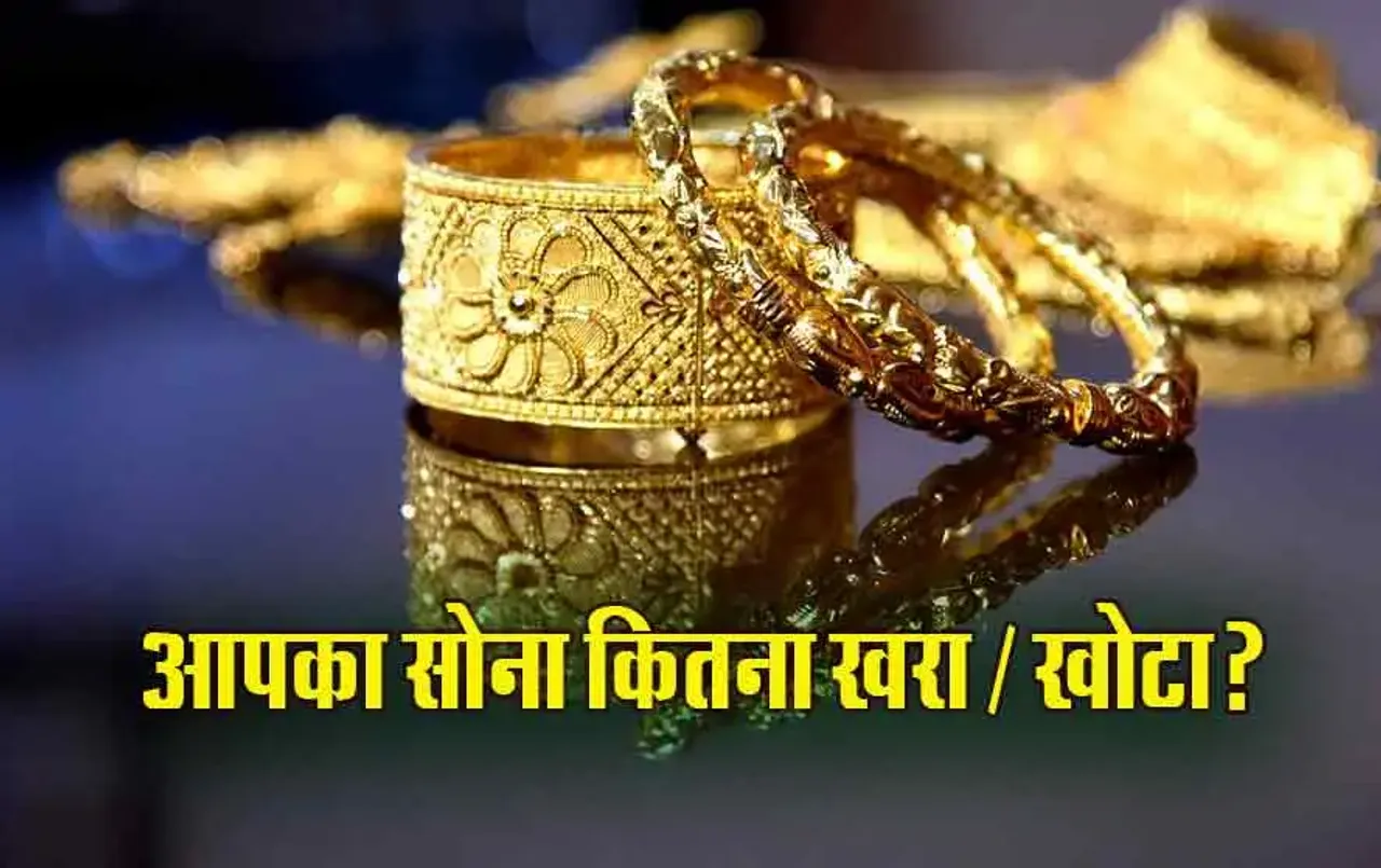 Gold Testing Tips: कितना सोणा है आपका सोना,  जानें घर बेठै कैसे करें असली-नकली सोने की पहचान