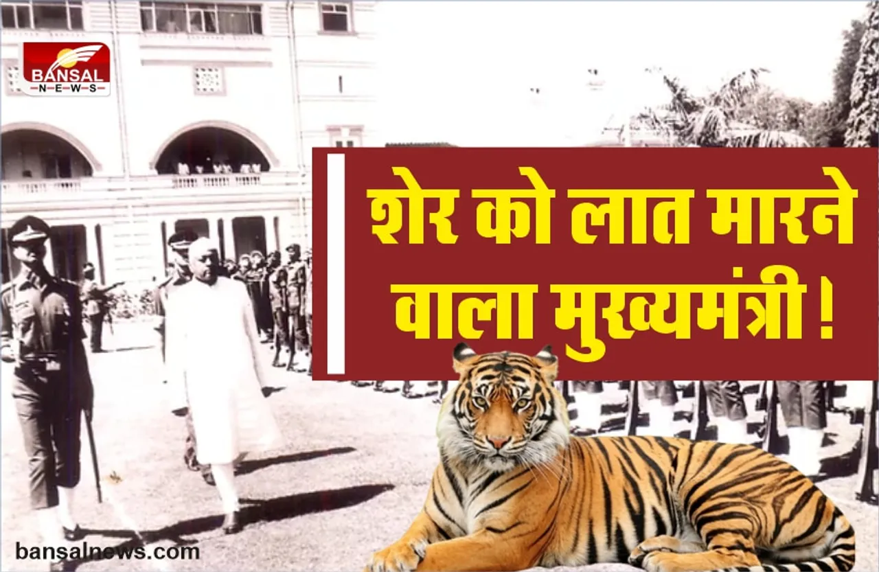 रोचक किस्सा : मध्यप्रदेश का वो मुख्यमंत्री जिसने शेर के पुट्ठे पर मारी थी लात