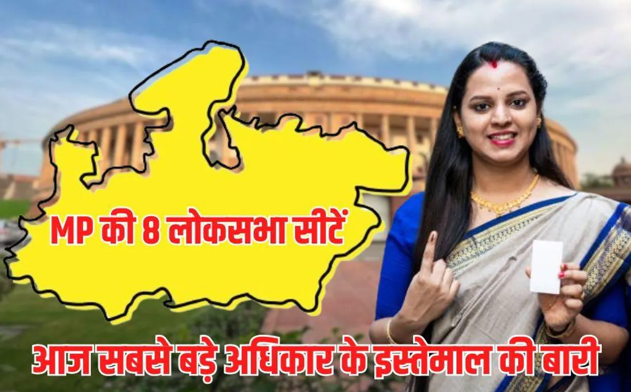 MP की 8 सीटों पर मतदान समाप्त: प्रदेश में 71.72% वोटिंग हुई, इंदौर में 2014 से भी कम वोटिंग, 2019 के मुकाबले 7% कम