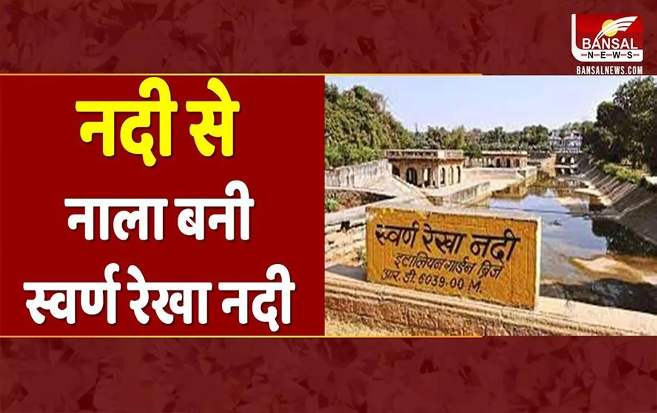 Gwalior News: स्वर्ण रेखा नदी में मिल रहा शहर के 84 नालों का पानी, आसपास अतिक्रमण से बदहाल हुए हालत