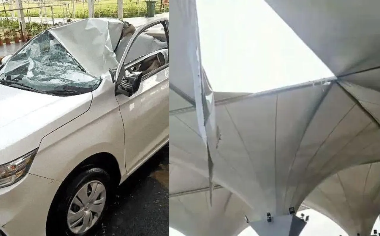 Jabalpur Airport Accident: जबलपुर एयरपोर्ट पर शेड गिरने से चपटी हुई कार, कांग्रेस बोली, 3 महीने ही टिकी मोदी की गारंटी