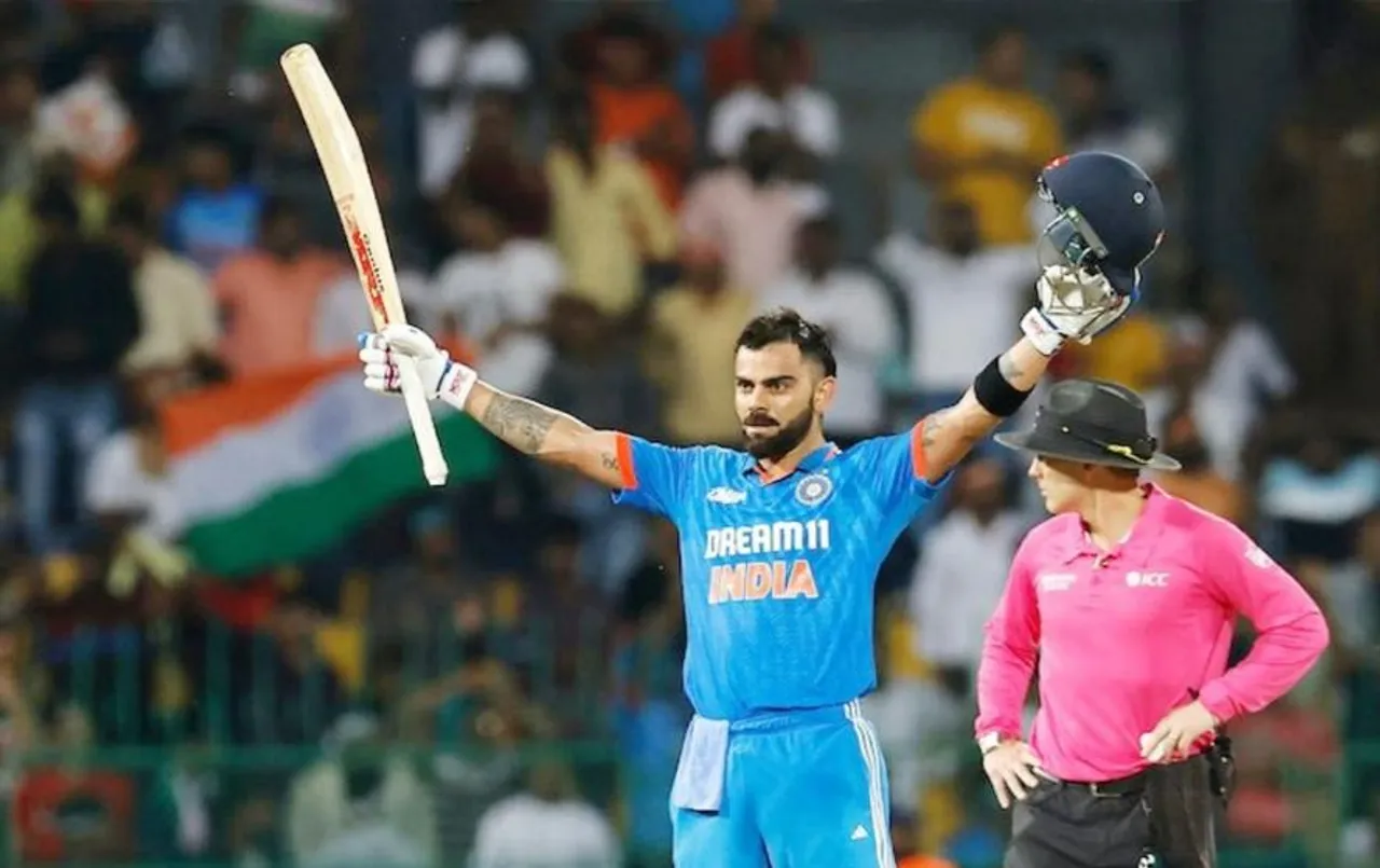 IND vs SA:  Virat Kohli ने रचा इतिहास, तेंदुलकर के रिकॉर्ड की बराबरी, वनडे में लगाया 49वां शतक