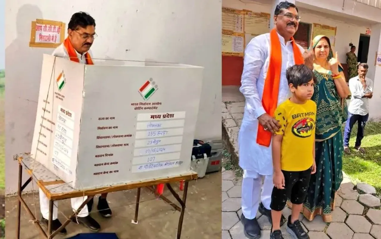 Lok Sabha Chunav 2024: कमल पटेल ने पोते के साथ डाला वोट, फिर सोशल मीडिया पर पोस्ट की फोटो, अब होगा ये एक्शन