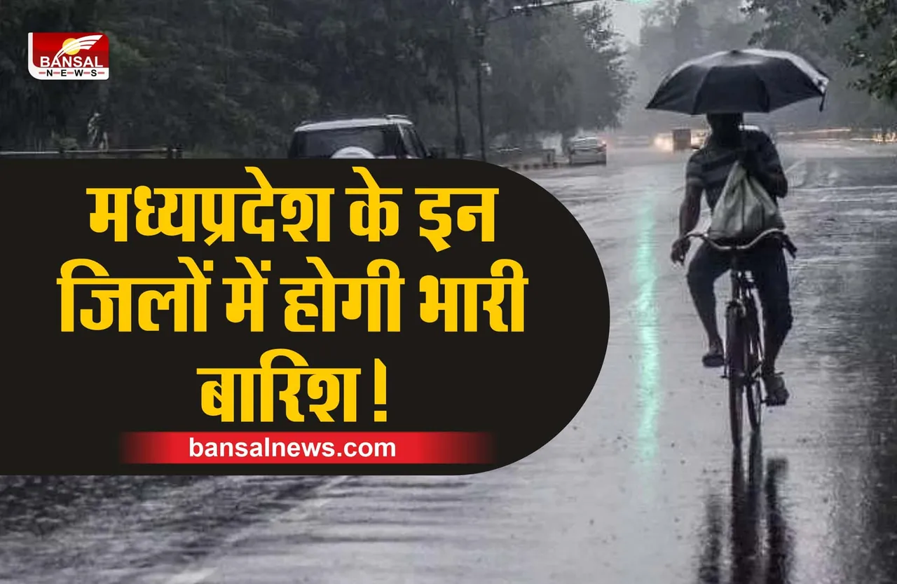MP Weather Update : मध्यप्रदेश के इन जिलों में हो सकती है मूसलाधार बारिश