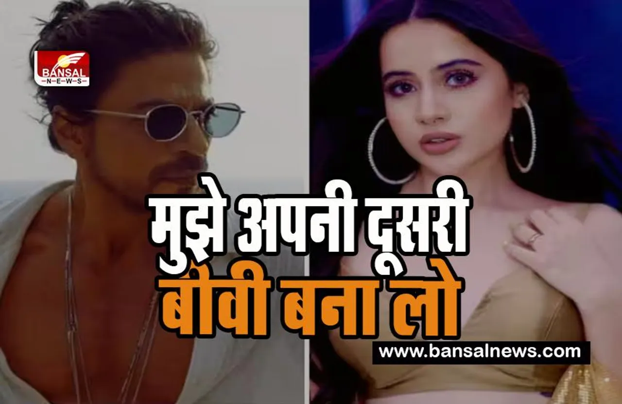 Uorfi Javed Video OnShah Rukh Khan: 'शाहरुख खान मैं आपसे प्यार करती हूं,प्लीज मुझे अपनी दूसरी बीवी बना लो' उर्फी ने शाहरूख खान को किया ऐसे प्रपोज