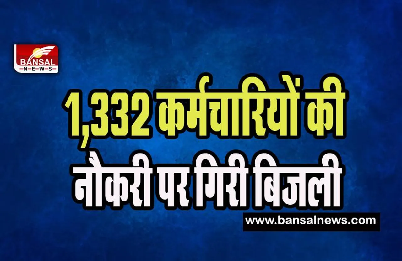 Electricity Department Employee ultimatum: एक साथ नौकरी से निकाले गए 1,332 कर्मचारी ! जाने क्या रही इसकी वजह