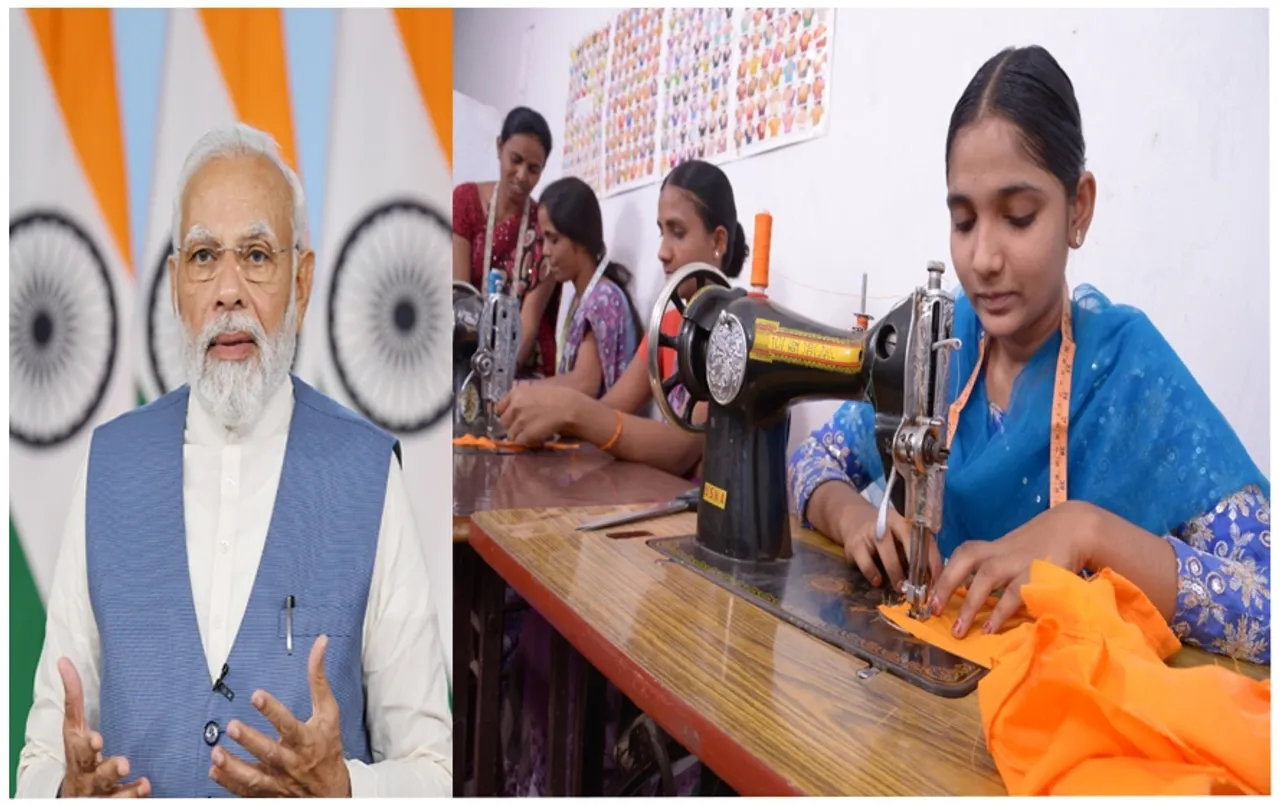 Pradhan Mantri Vishwakarma Yojana: सरकार महिलाओं को दे रही 15 हजार रुपये और रोजगार के अवसर, घर बैठे ऐसे करें अप्लाई