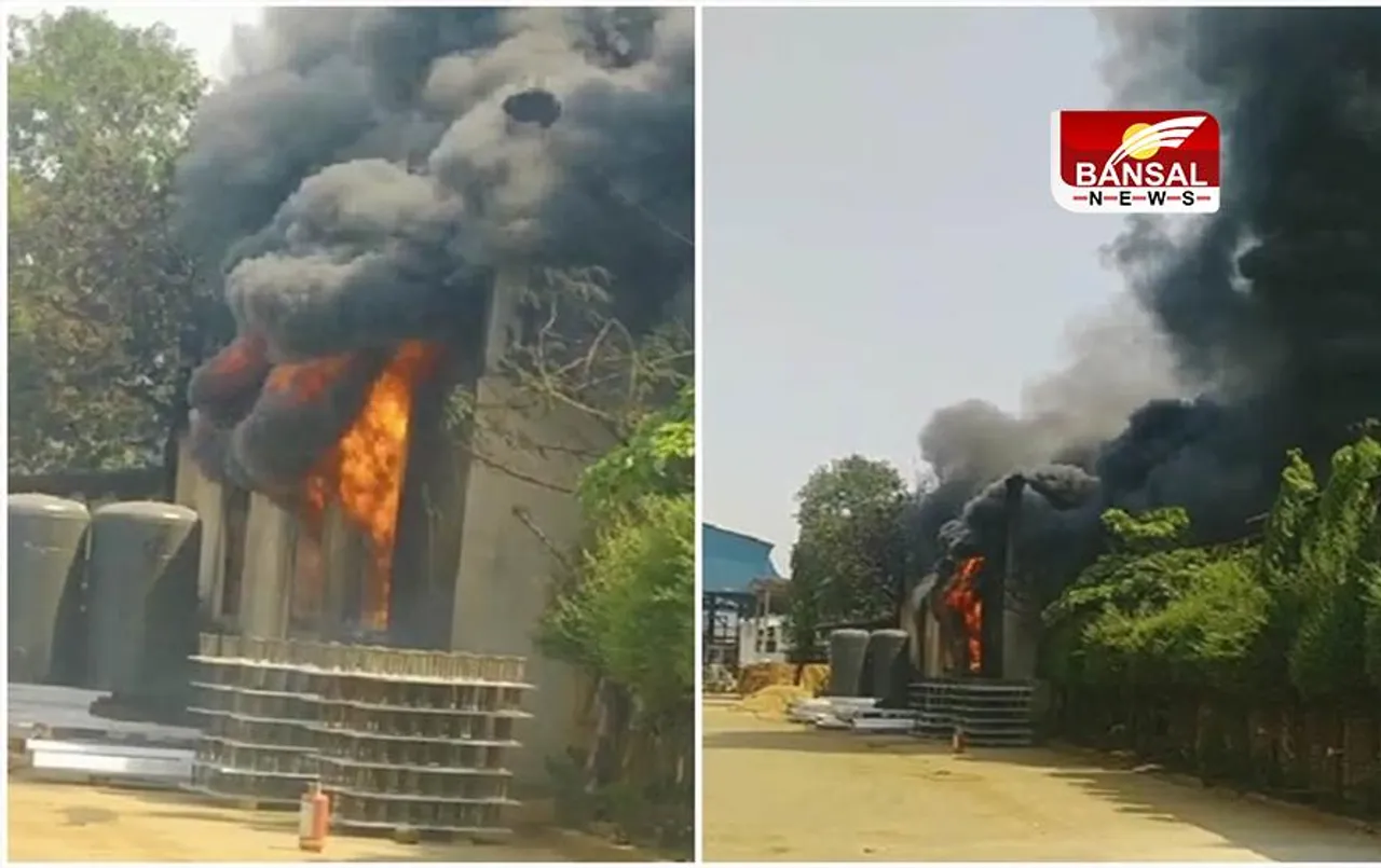 CG News: रायपुर की फैक्ट्री में लगी भीषण आग, दमकल की गाड़ियां मौके पर मौजूद