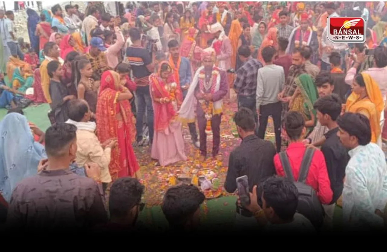 Shajapur News: 28वां गुजराती सेन समाज सामूहिक विवाह सम्मेलन, 10 जोड़े बंधे विवाह सूत्र के बंधन में