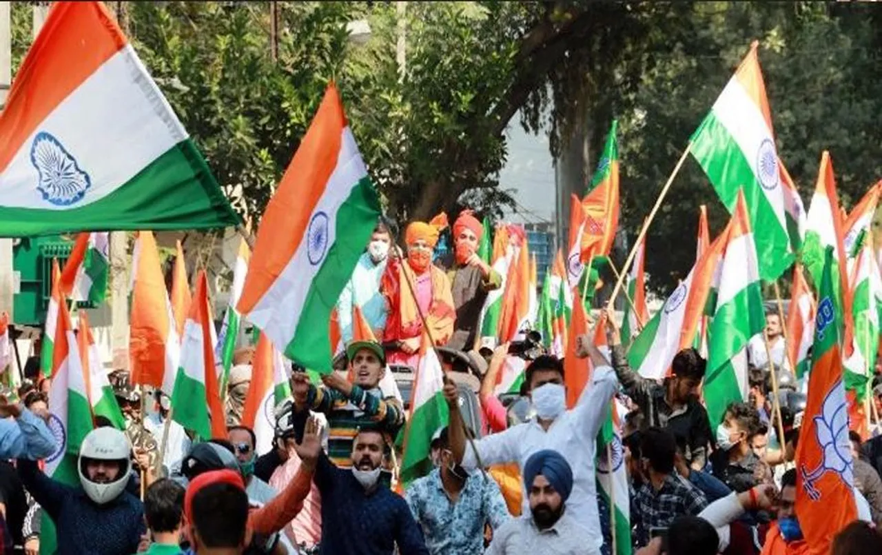 Jammu News: BJP ने जम्मू-कश्मीर के विलय दिवस को निकाली तिरंगा रैली, प्रदेश अध्यक्ष रैना बोले- 'POK में भी किसी दिन मनेगा