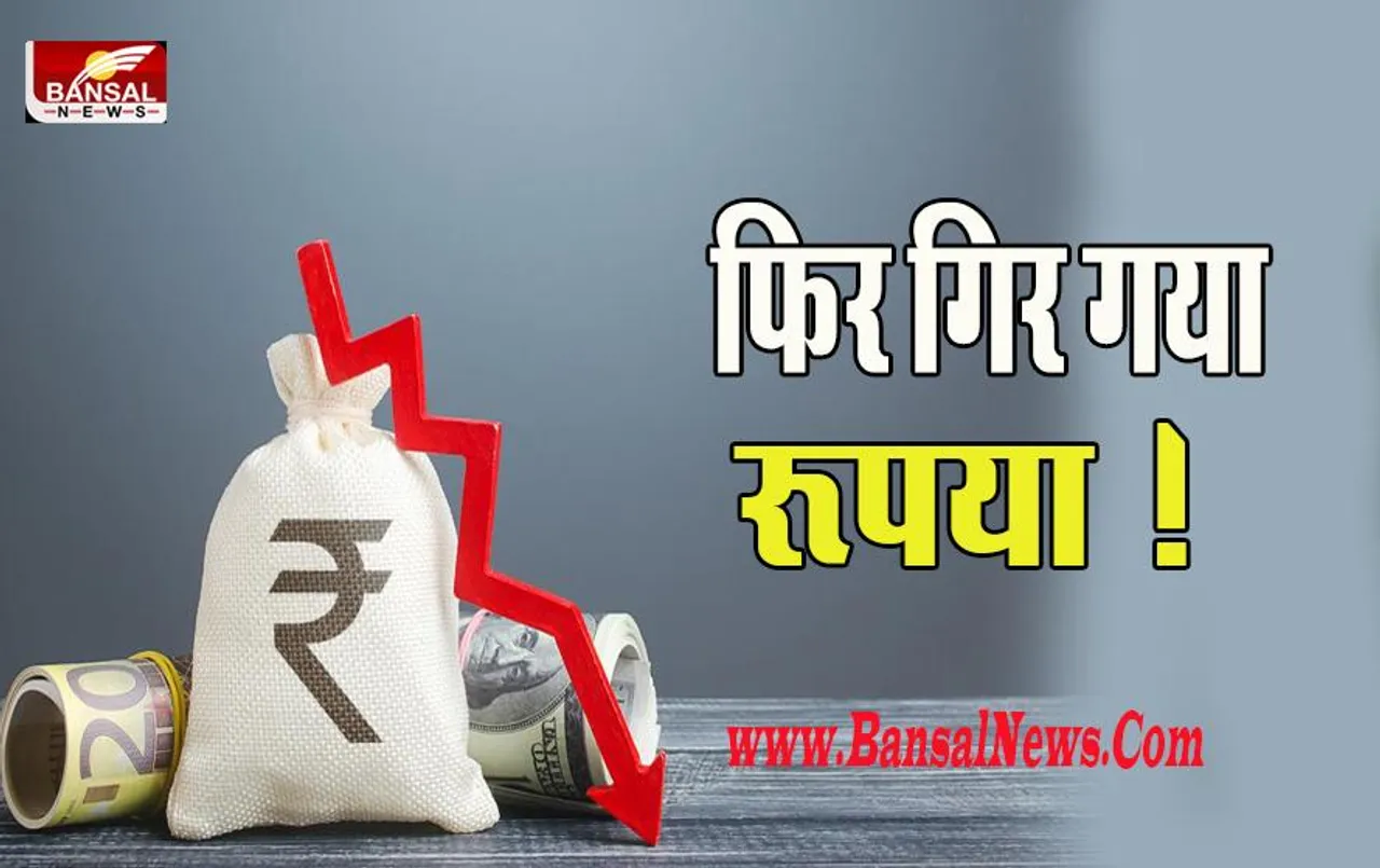Rupee Price Down: 14 पैसे की गिरावट के साथ इतना हुआ रूपया ! जानें डॉलर से कितना है अंतर