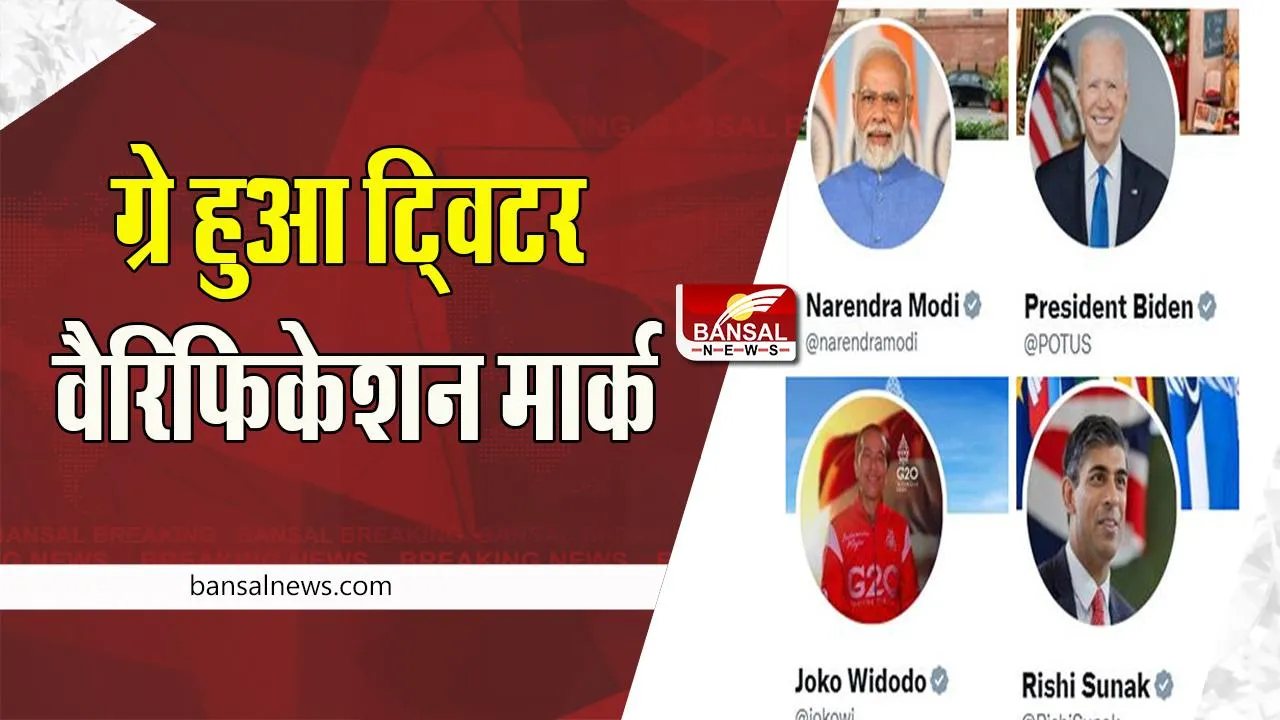Twitter Grey Mark: बदल गया PM मोदी सहित वैश्विक नेताओं का Twitter वैरिफिकेशन मार्क ! अब ब्लू नहीं होगा ग्रे