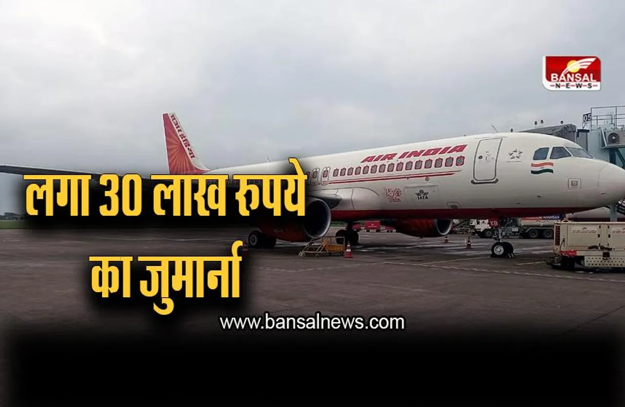 DJCA ने एयर इंडिया पर लगाया  30 लाख रुपये का जुर्माना, जानें वजह