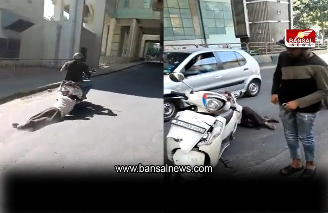 बेंगलुरु में युवक ने बुजुर्ग को स्कूटर से सड़क पर 1 किमी तक घसीटा, वीडियो हुआ वायरल
