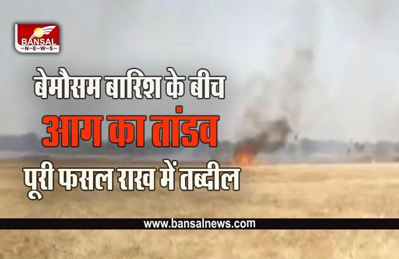 MP Bhopal Fire News :  भोपाल के ग्राम कुराना में भीषण आग, 25 एकड़ में खड़ी गेहूं की फसल जलकर खाक