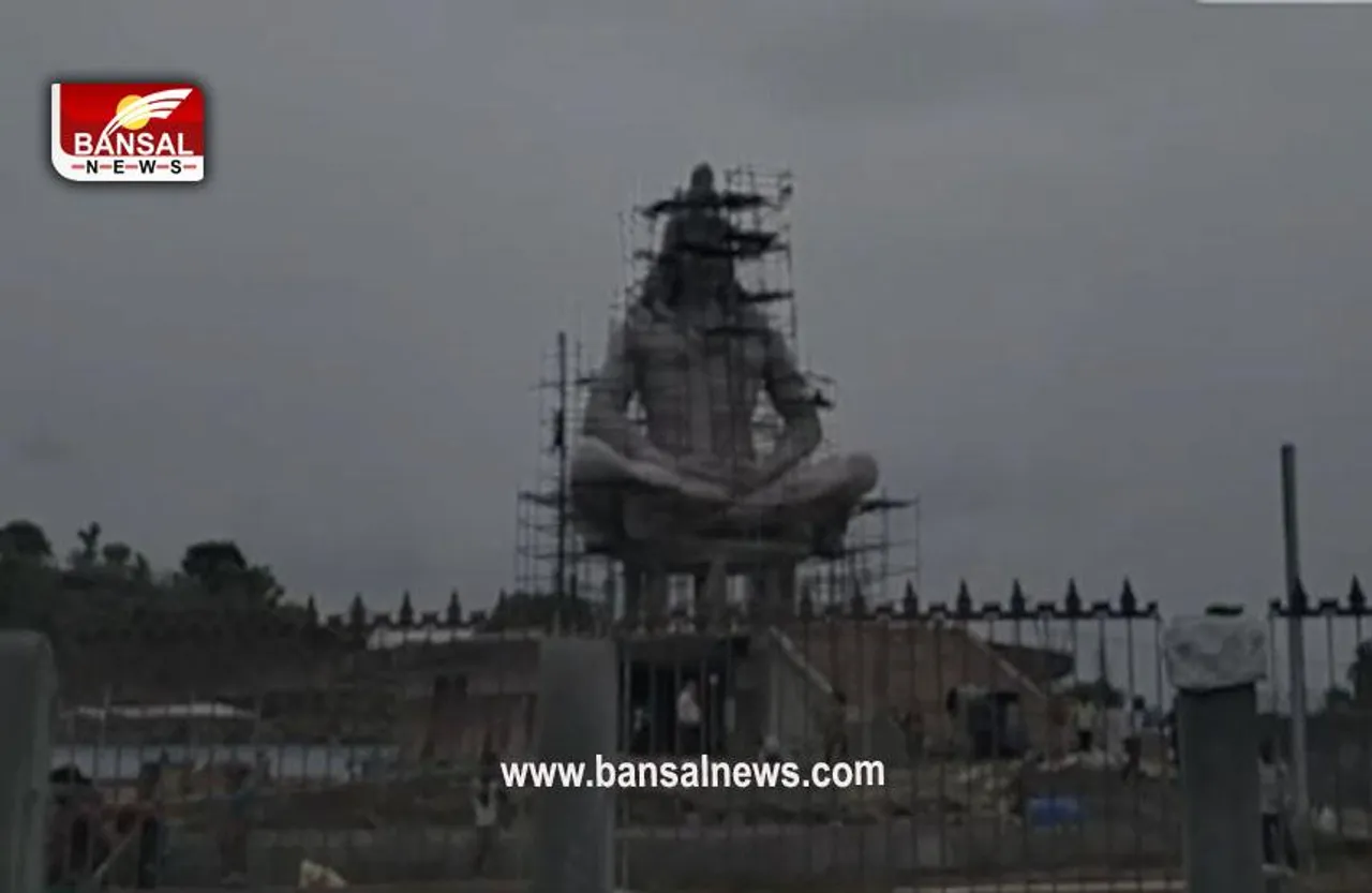 Chhindwara Shiv Temple: शिव भक्तों को सौगात, 81 फीट ऊंची शिव प्रतिमा का निर्माण कार्य अंतिम चरण में