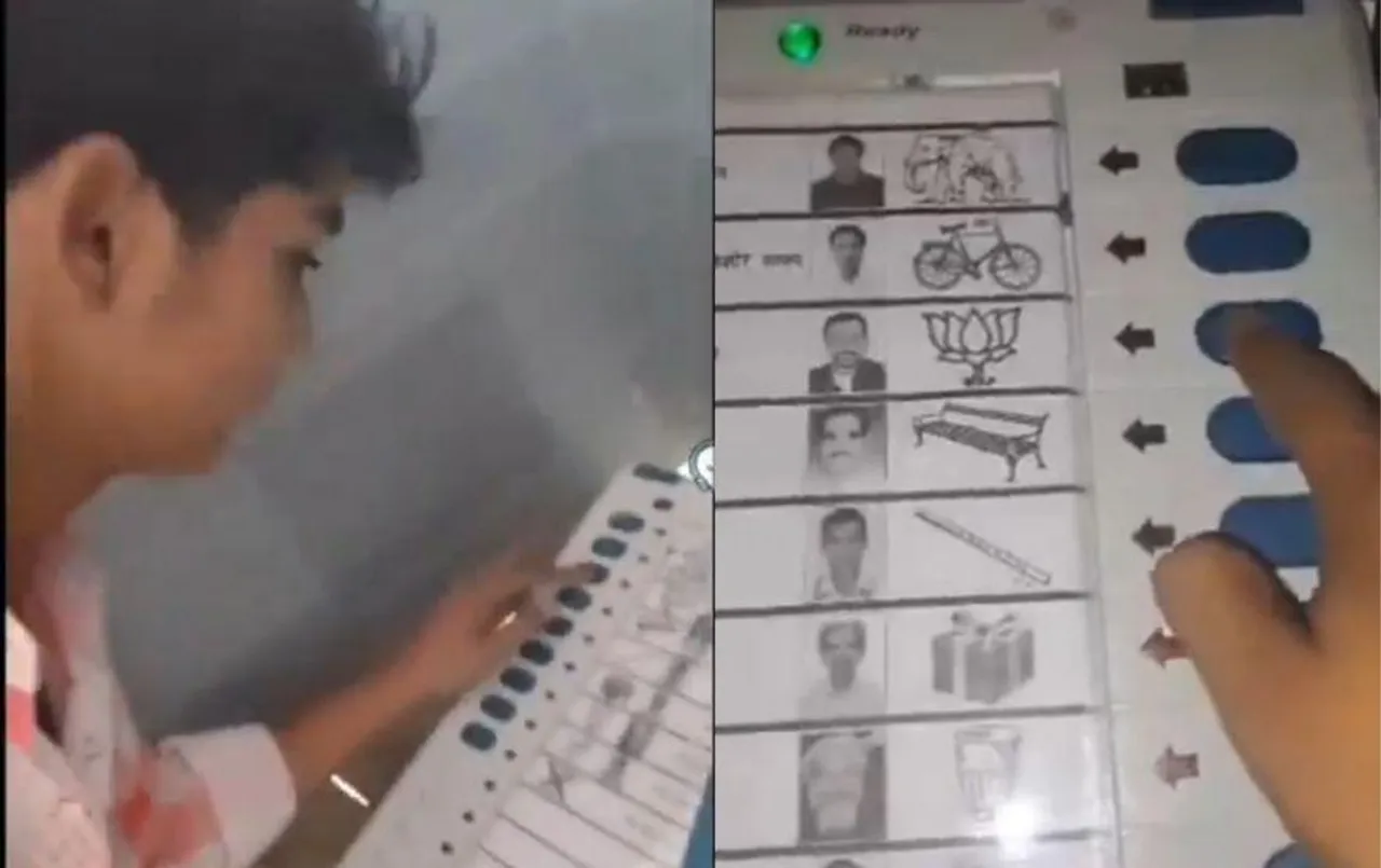 एक ही वोटर ने दिए BJP को 8 बार वोट: अखिलेश और कांग्रेस ने चुनाव आयोग को घेरा, वीडियो वायरल