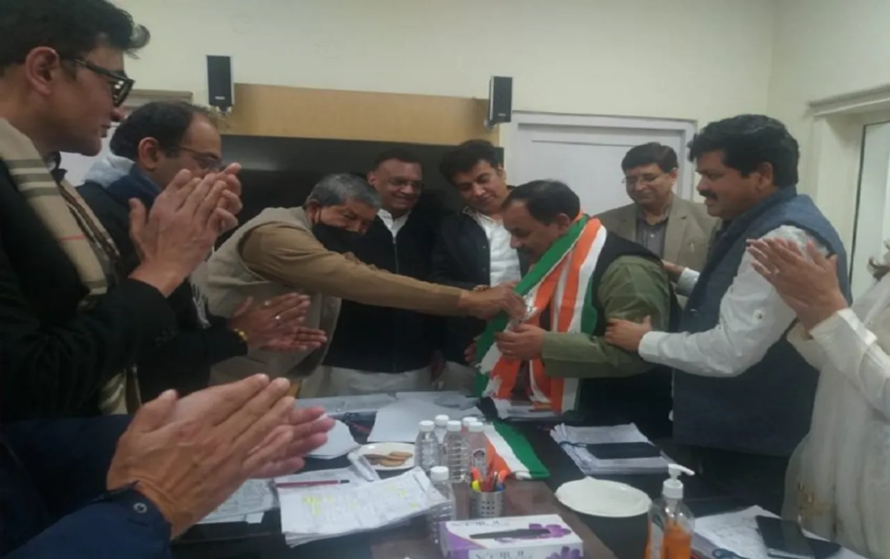 Harak singh Rawat joins Congress: कांग्रेस में शामिल हुए हरक सिंह रावत
