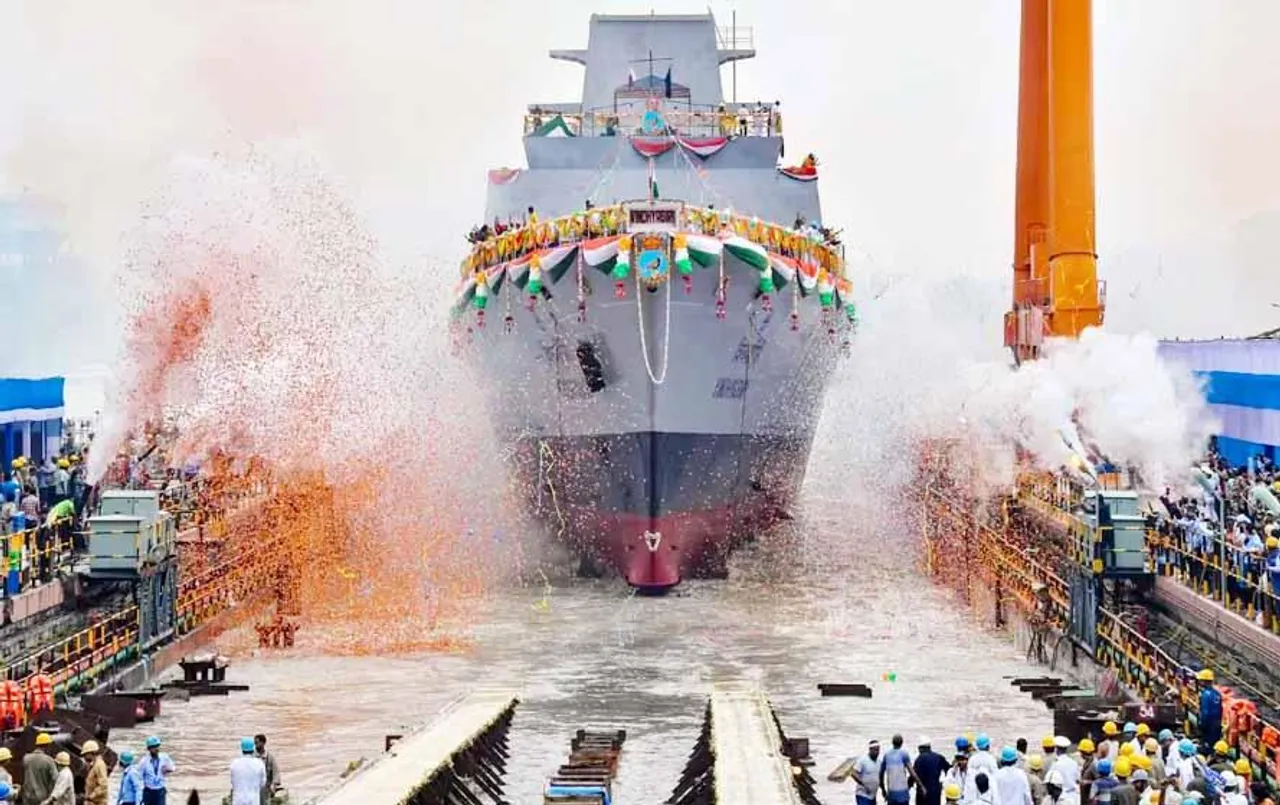 INS Vindhyagiri: राष्ट्रपति मुर्मू ने नौसेना के शस्त्रागार में छठे स्टील्थ फ्रिगेट आईएनएस विंध्यागिरी को लॉन्च किया