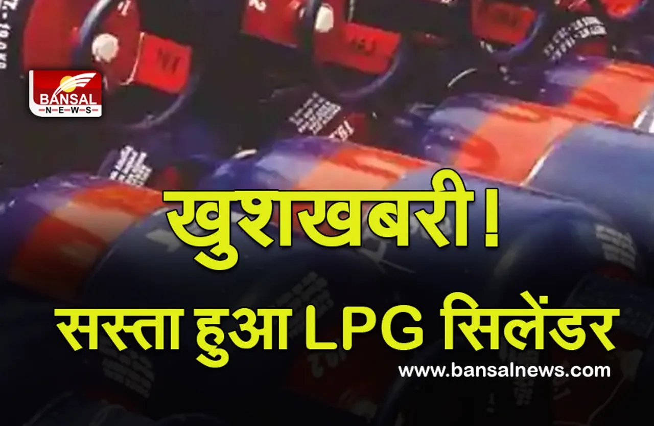 LPG Price: आमआदमी को मिला नए साल का तोहफा! सस्ता हुआ एलपीजी सिलेंडर