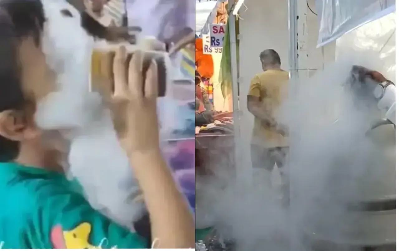 बच्चे ने खाया स्मोक बिस्किट, अचानक पेट में उठा तेज दर्द, पिता की गोद में तोड़ा दम