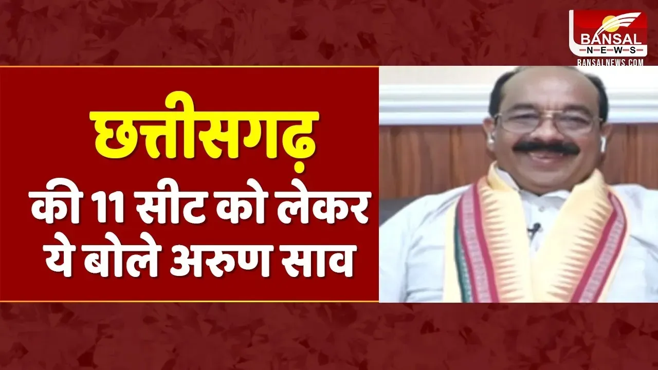 Chhattisgarh में 11 लोकसभा सीट को लेकर क्या कह रहे डिप्टी CM Arun Sao?