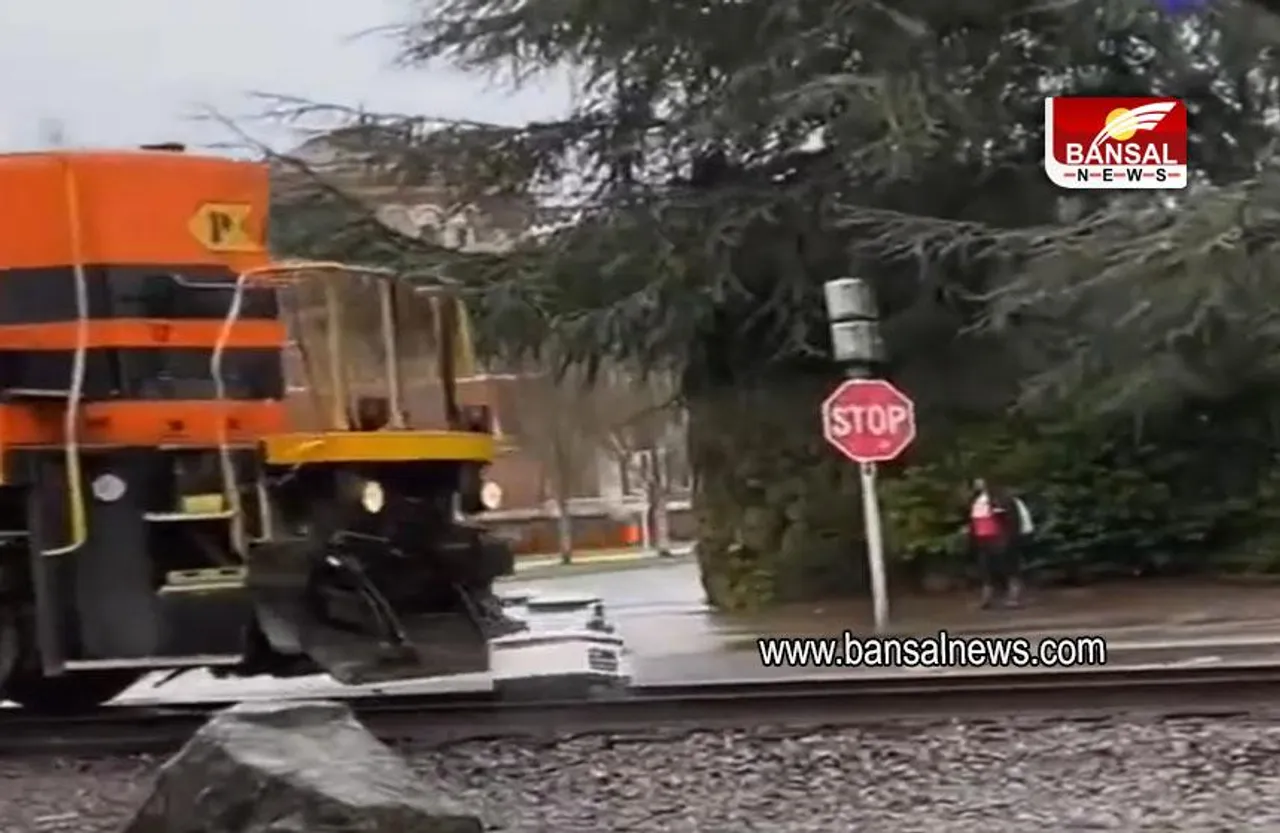 Robot: फूड डिलीवरी करने जा रहा रोबोट हुआ हादसे का शिकार, ट्रेन के सामने आने से हुई घटना