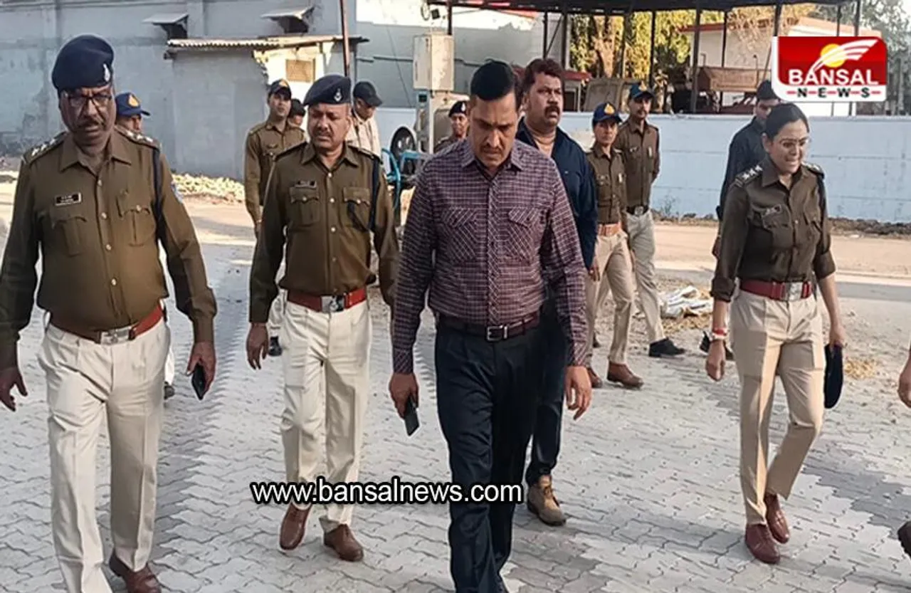 MP SHAJAPUR NEWS: जब अचानक पहुचे SP, एसपी डावर ने किया पुलिस लाइन का निरीक्षण