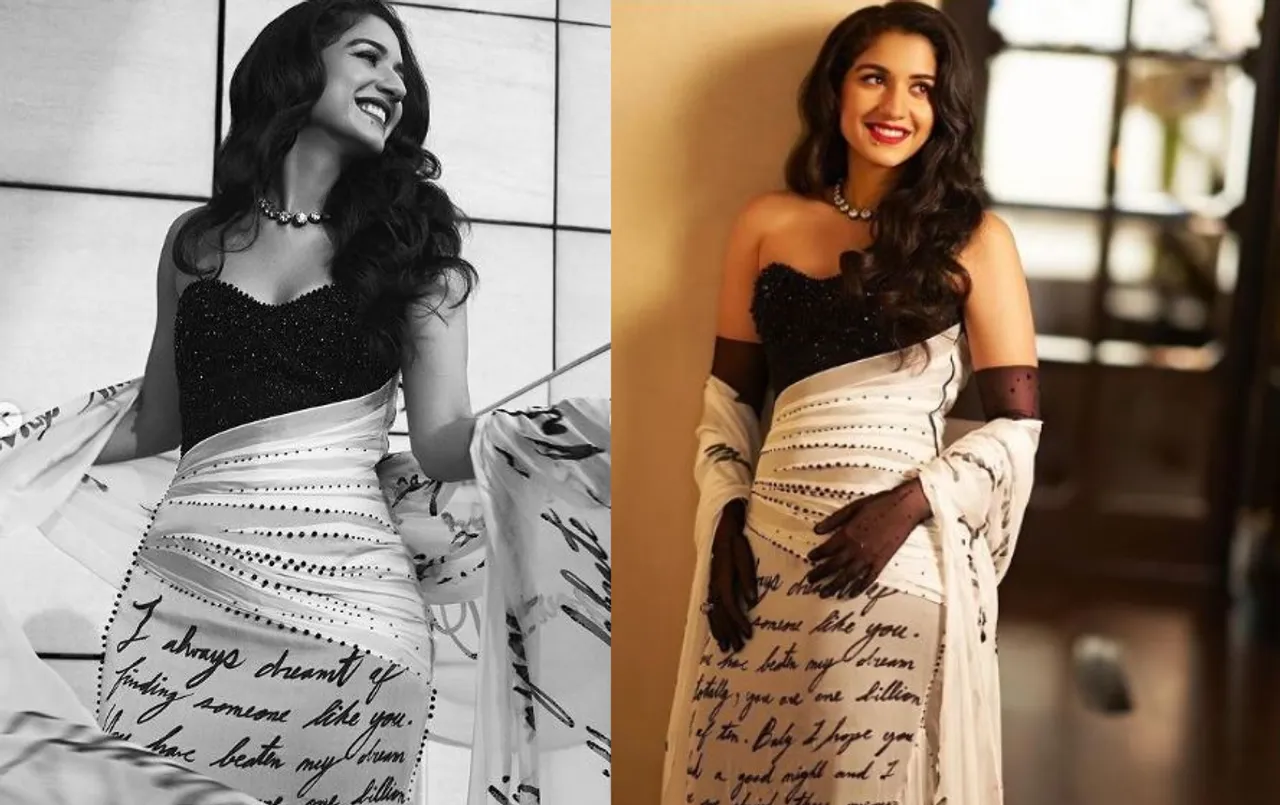 Radhika Merchant Gown: राधिका मर्चेंट ने पहनी अनंत अंबानी के हाथों से लिखे लव लेटर वाली गाउन, देखें तस्वीरें