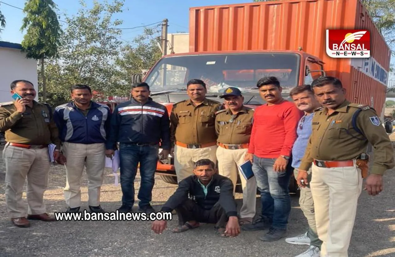 MP SHAJAPUR NEWS: पुलिस की बड़ी कार्यवाही,  45 लाख रू किमती का माल जप्त,  500 पेटी अवैध शराब व एक कंटेनर के साथ राजस्थान का एक आरोपी गिरफ्तार